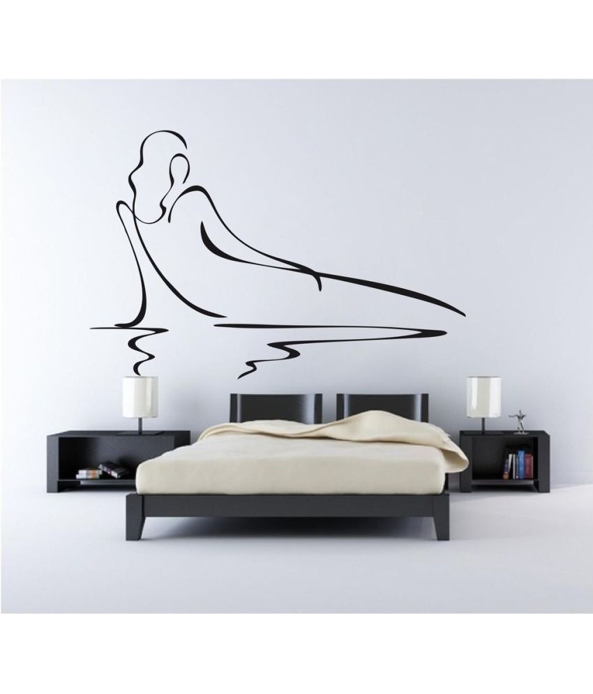     			Decor Villa Line Art Vinyl Wall Stickers