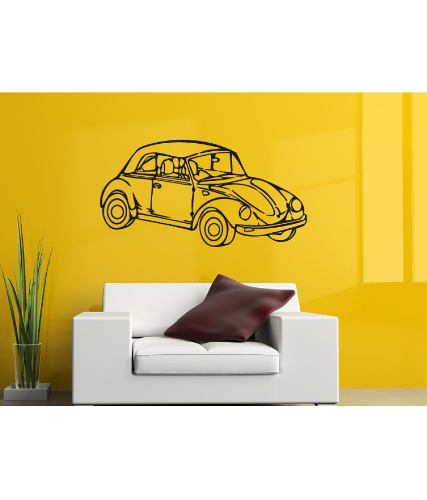     			Decor Villa Old car Vinyl Wall Stickers