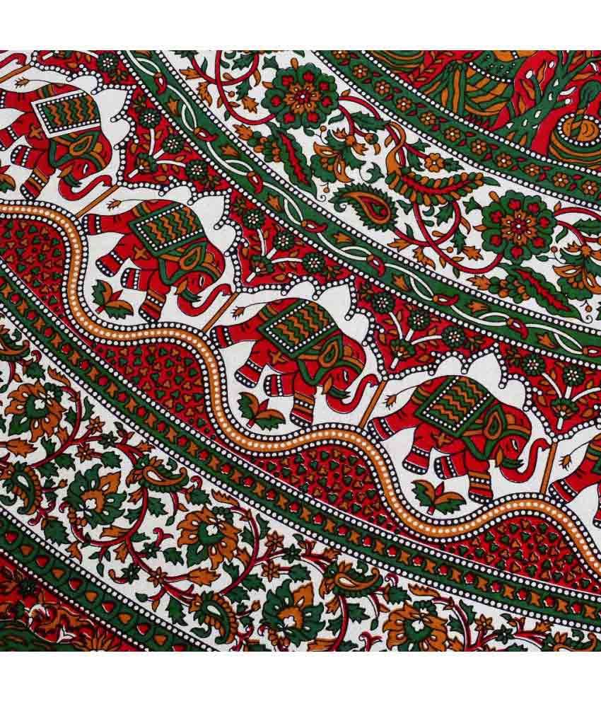 Jaipur Textile Hub Double Cotton Embroidery Bedcover Buy Jaipur