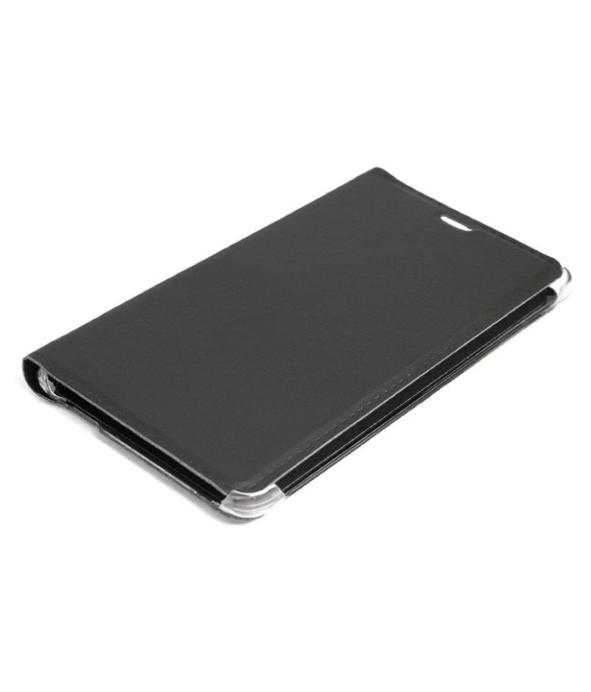 Lenovo A2010 Flip Cover by Top Grade Black Flip Covers Online at