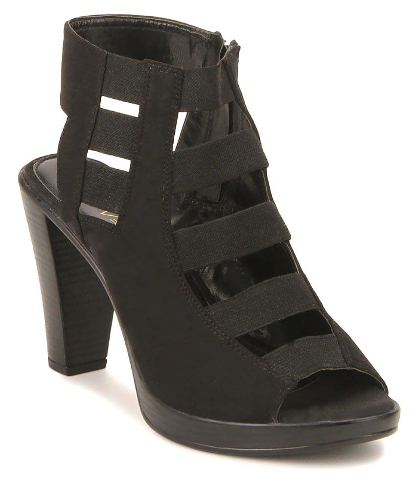 Catwalk Black Block Heels Price in India- Buy Catwalk Black Block Heels Online at Snapdeal