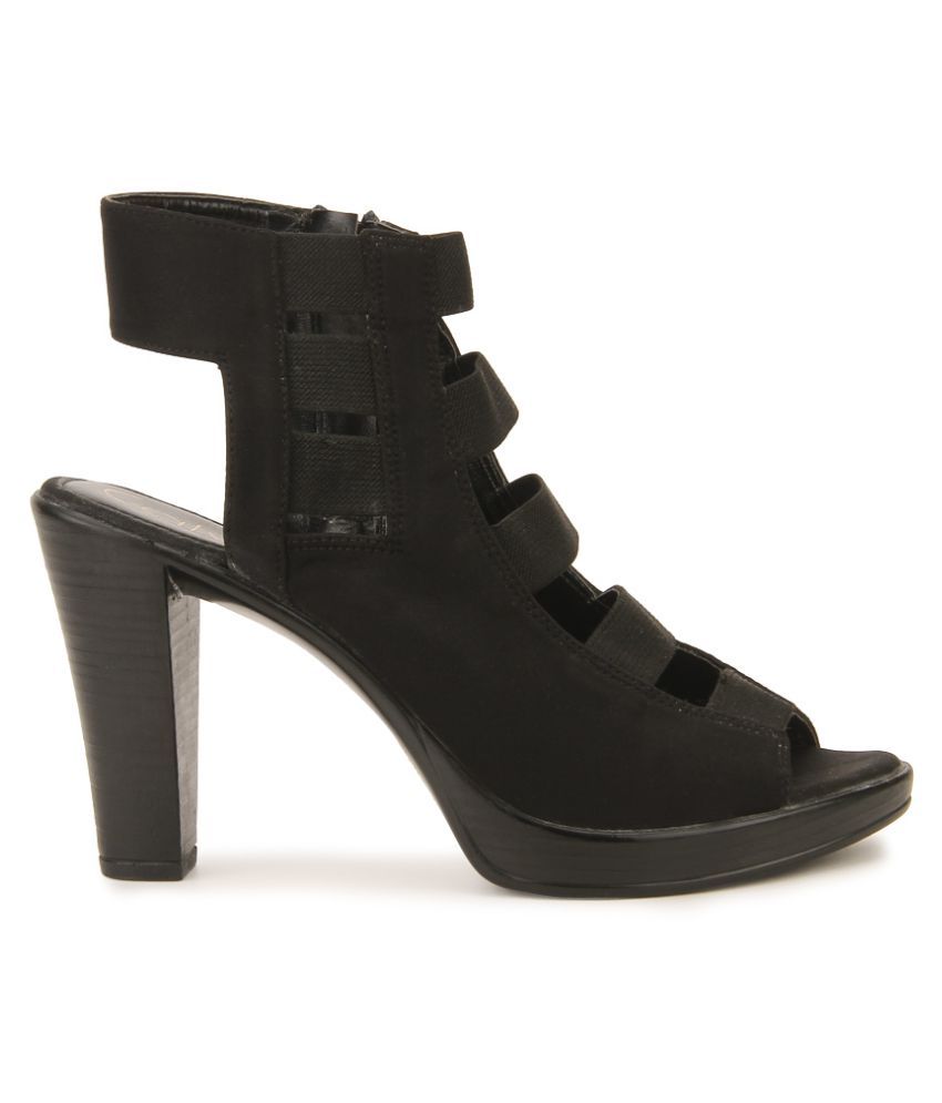 barely there square toe heels