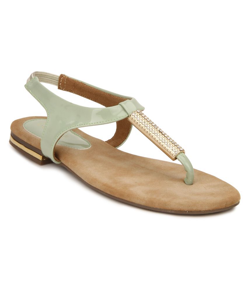 Catwalk Green Flats Price in India- Buy 