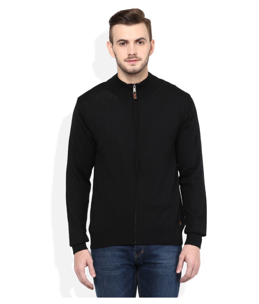 black high neck sweater mens