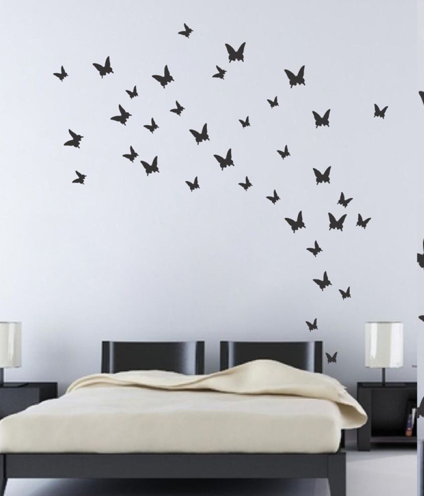     			Decor Villa Butterfly Vinyl Wall Stickers