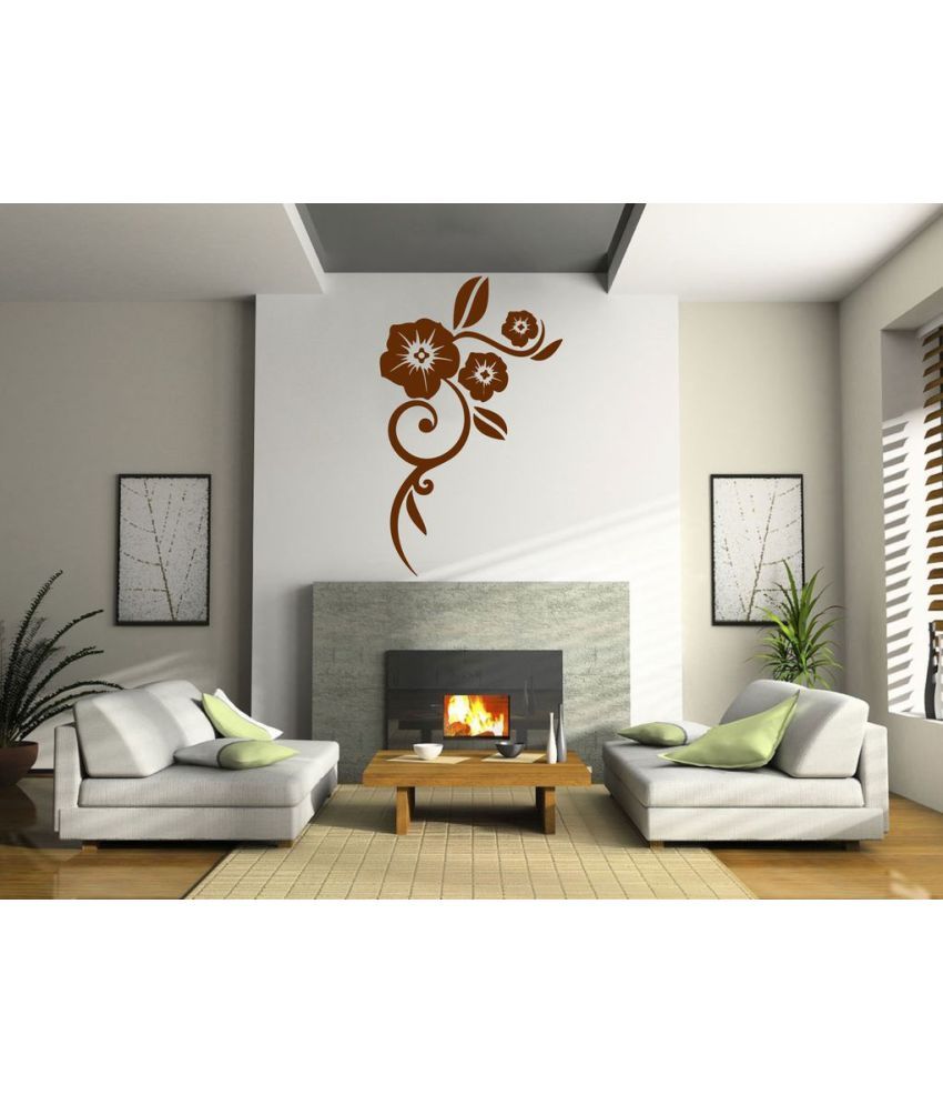     			Decor Villa Flower on wall Vinyl Wall Stickers