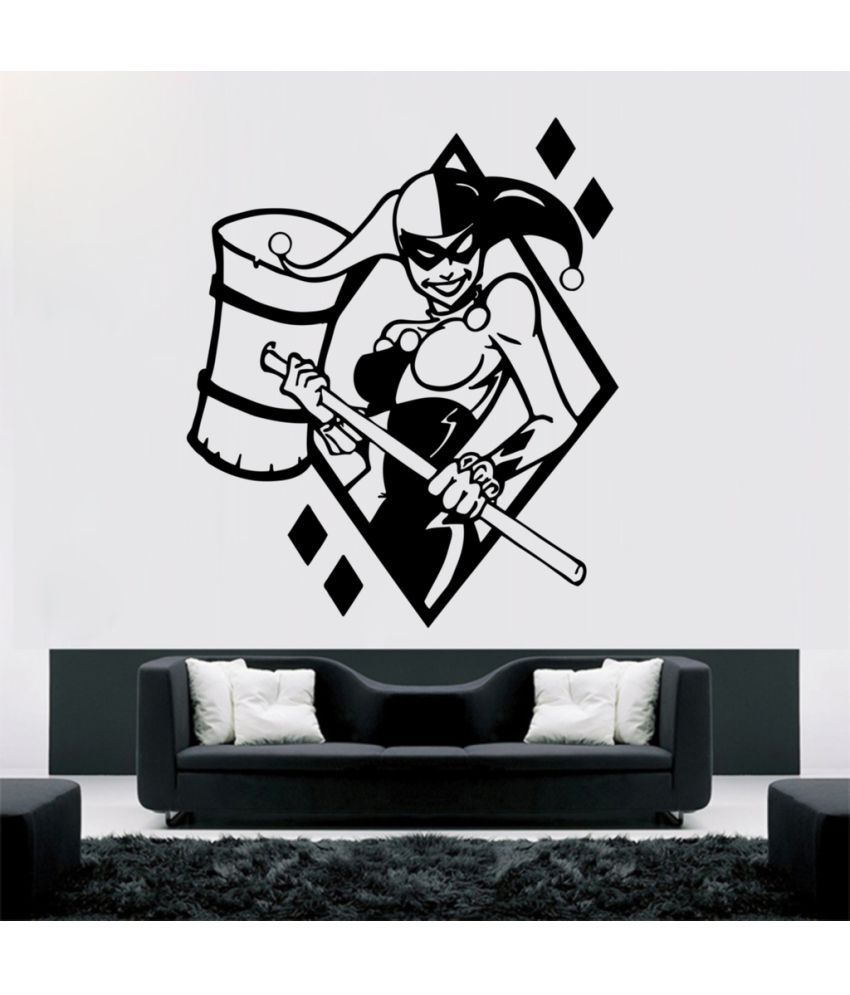     			Decor Villa Joker Female Vinyl Wall Stickers