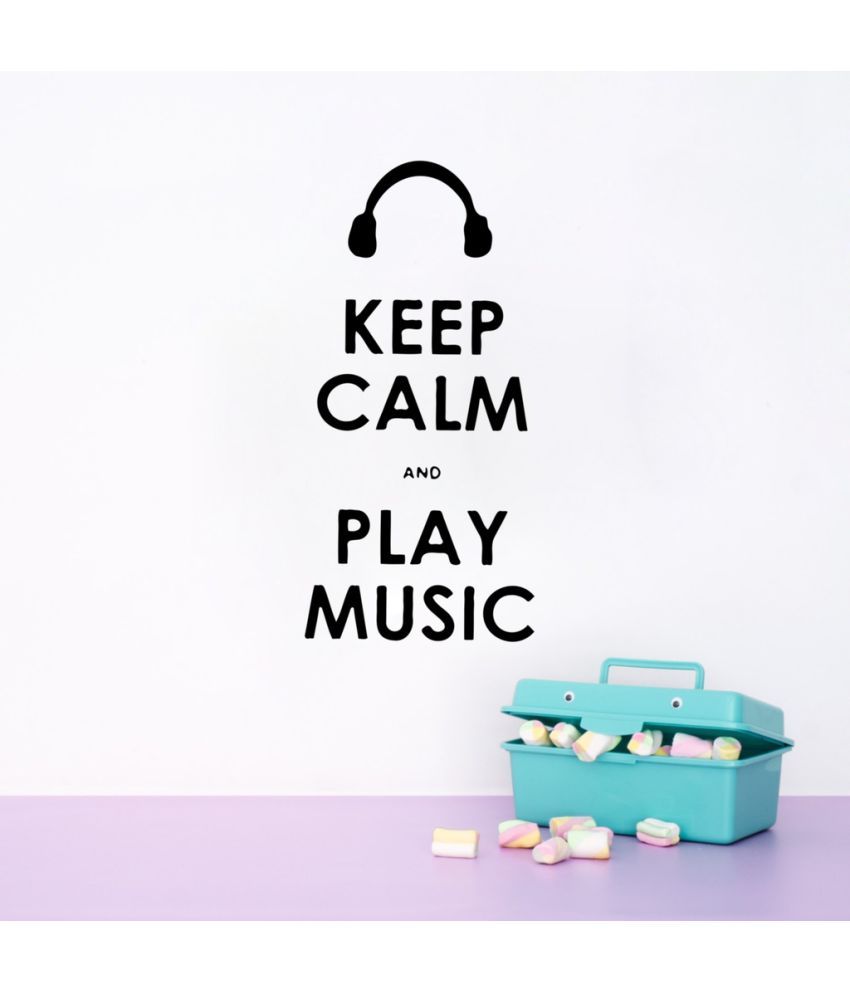     			Decor Villa Play Music Vinyl Wall Stickers