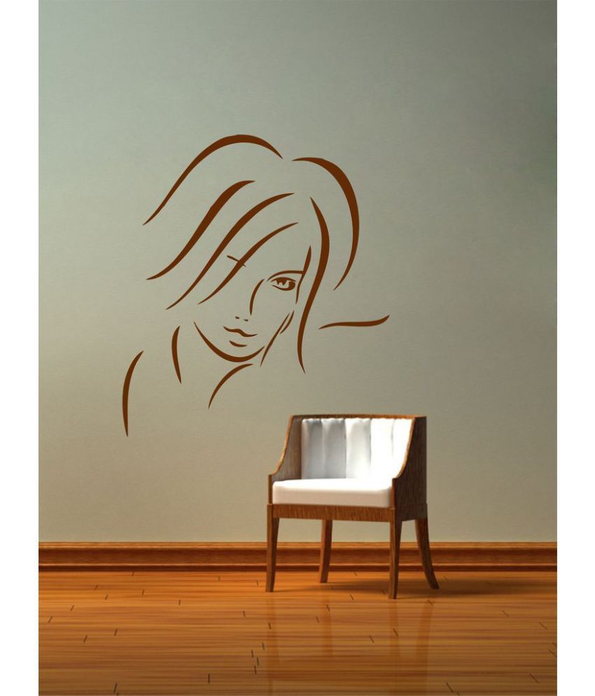     			Decor Villa Girl Art Vinyl Wall Stickers