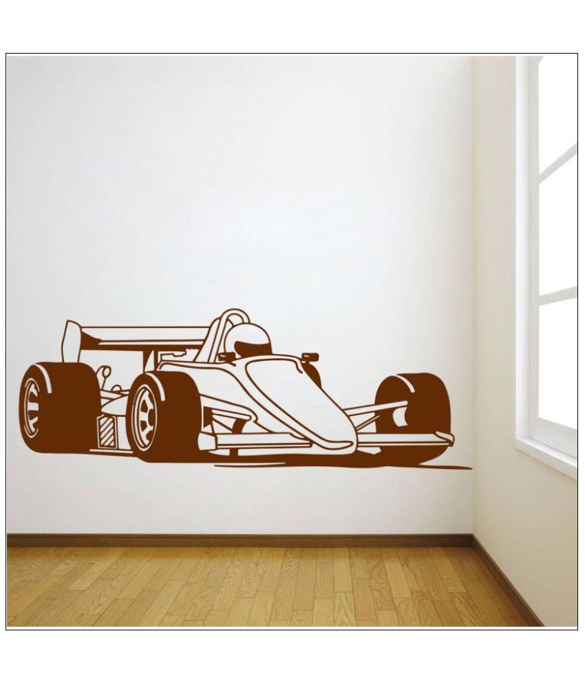     			Decor Villa Racing car Vinyl Wall Stickers