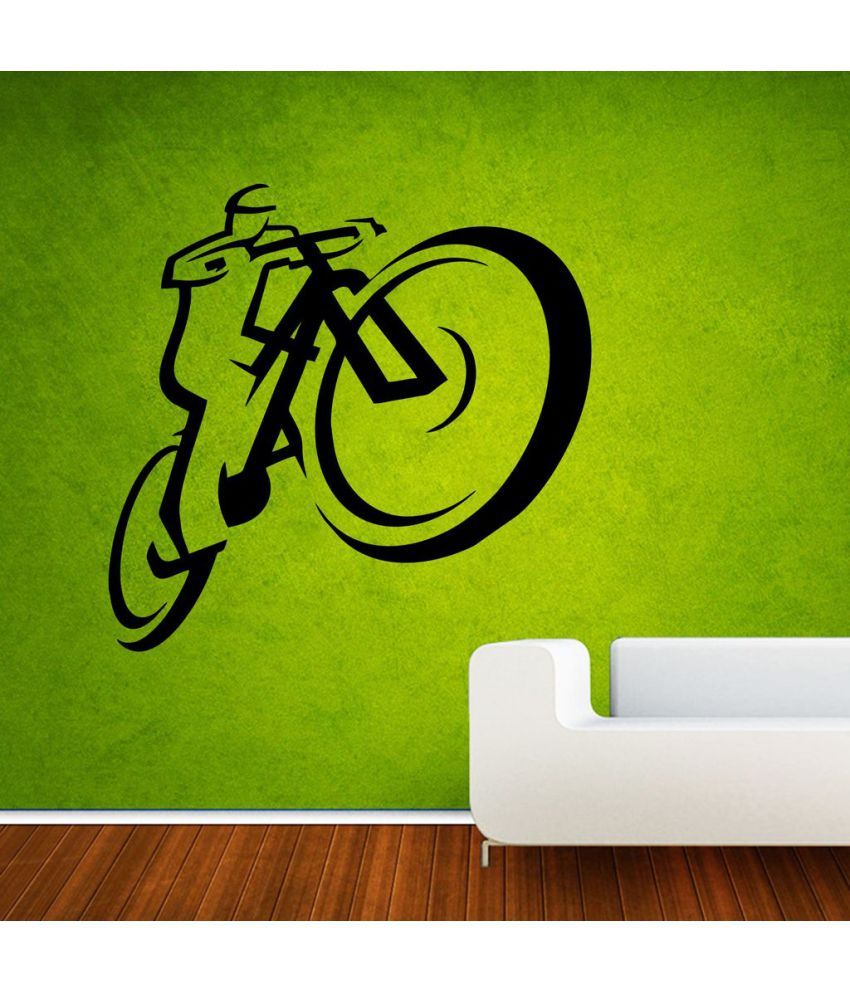     			Decor Villa Cycle Art Vinyl Wall Stickers