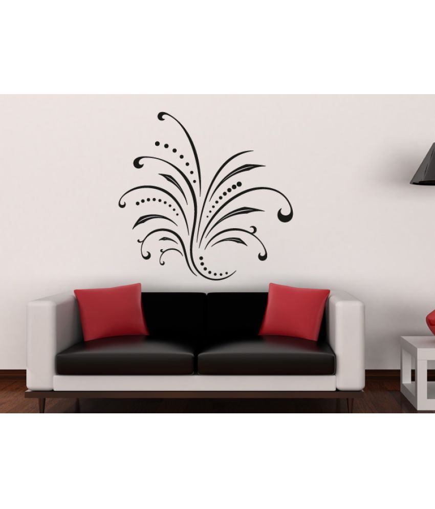     			Decor Villa Line leef art Vinyl Wall Stickers