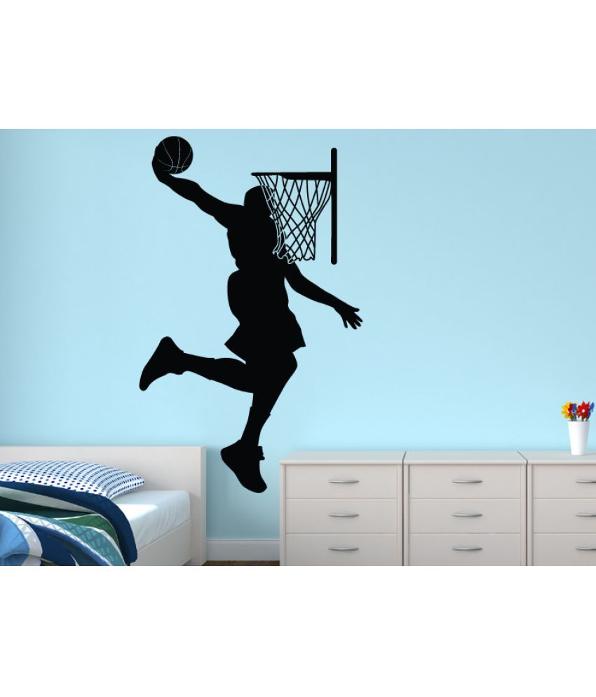     			Decor Villa Basket ball Vinyl Wall Stickers