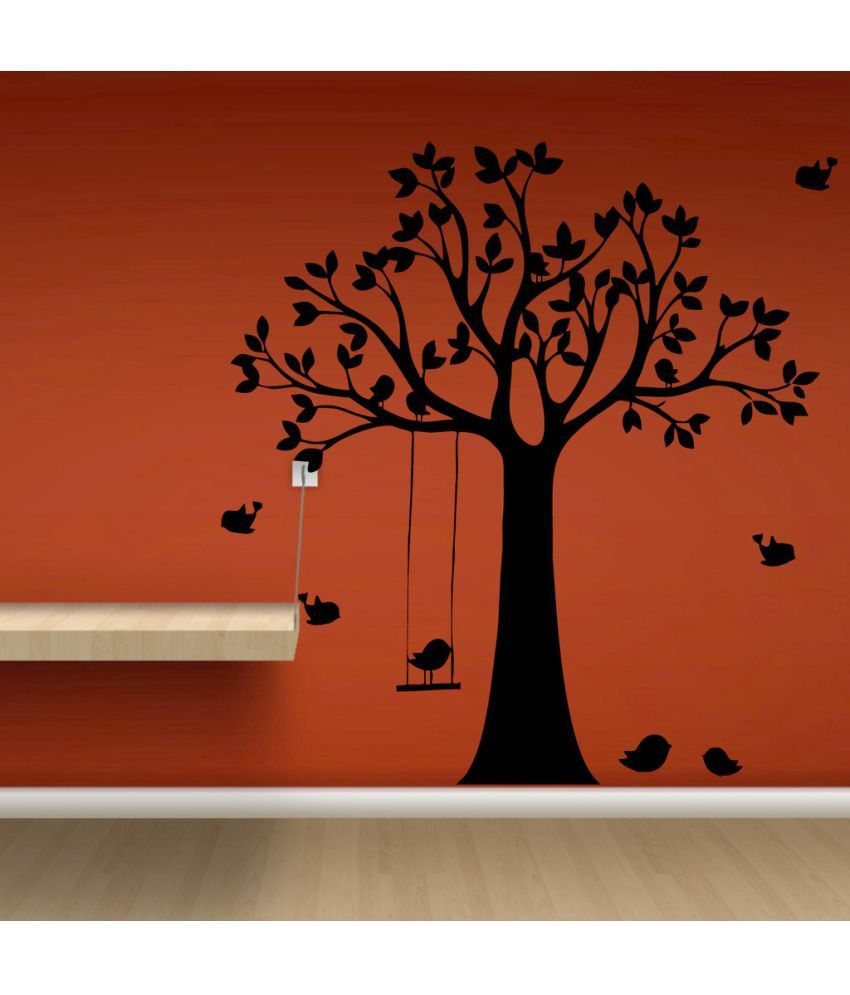     			Decor Villa Tree Vinyl Wall Stickers