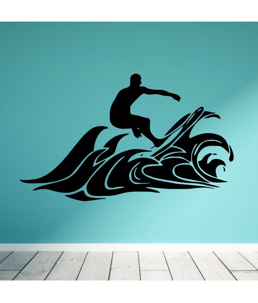     			Decor Villa Suffering man on watar Vinyl Wall Stickers