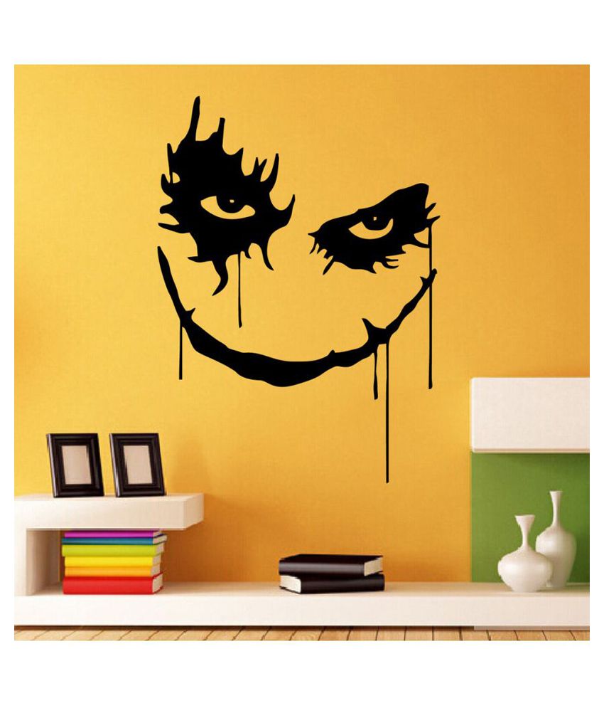     			Decor Villa Jocker face Vinyl Wall Stickers