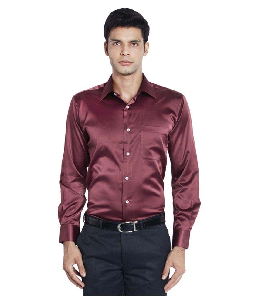 formal maroon shirt combination