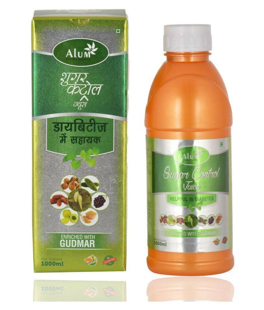 Alum Sugar control Juice, Neem, Karela, Jamun, Dana methi, Vijaysar