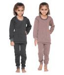 Vimal Jonney Multicolour Cotton Blend Thermal Sets For Girls(Pack Of 2)