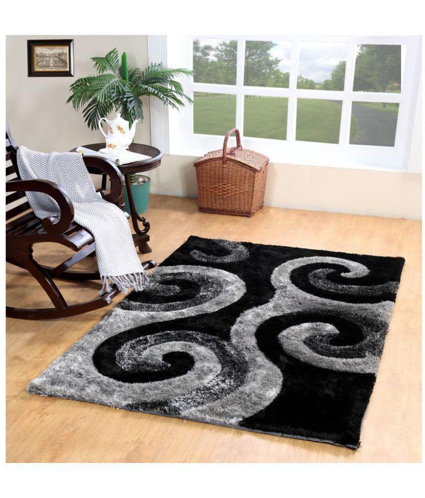 My House Multi Shaggy Carpet Geometrical 4x6 Ft. - Buy My House Multi ...