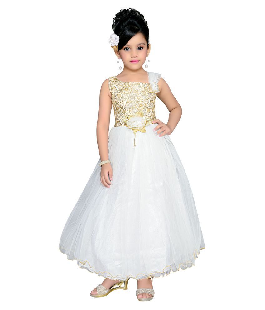 white frock net
