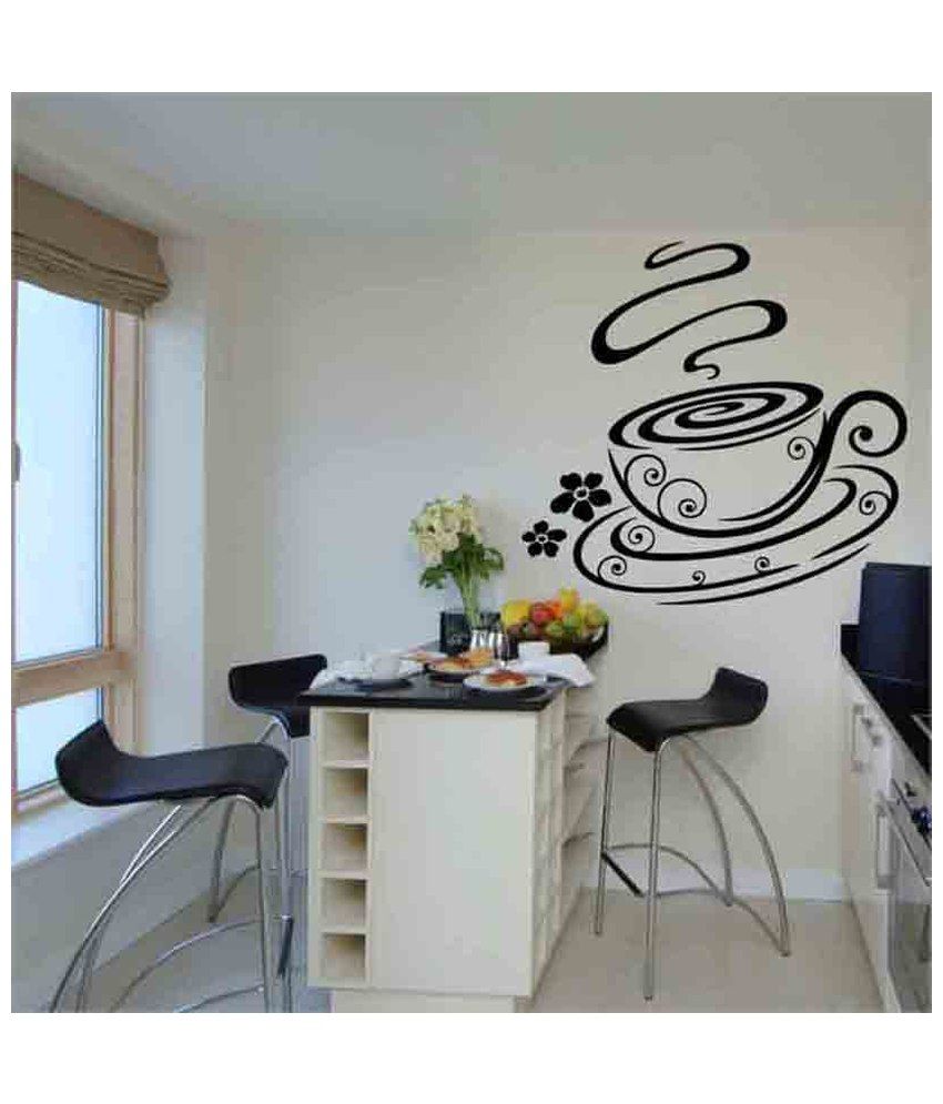     			Decor Villa Cup Vinyl Wall Stickers