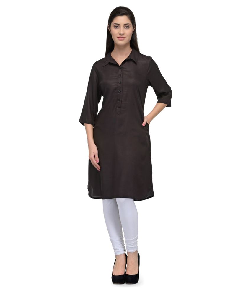shirt collar kurti