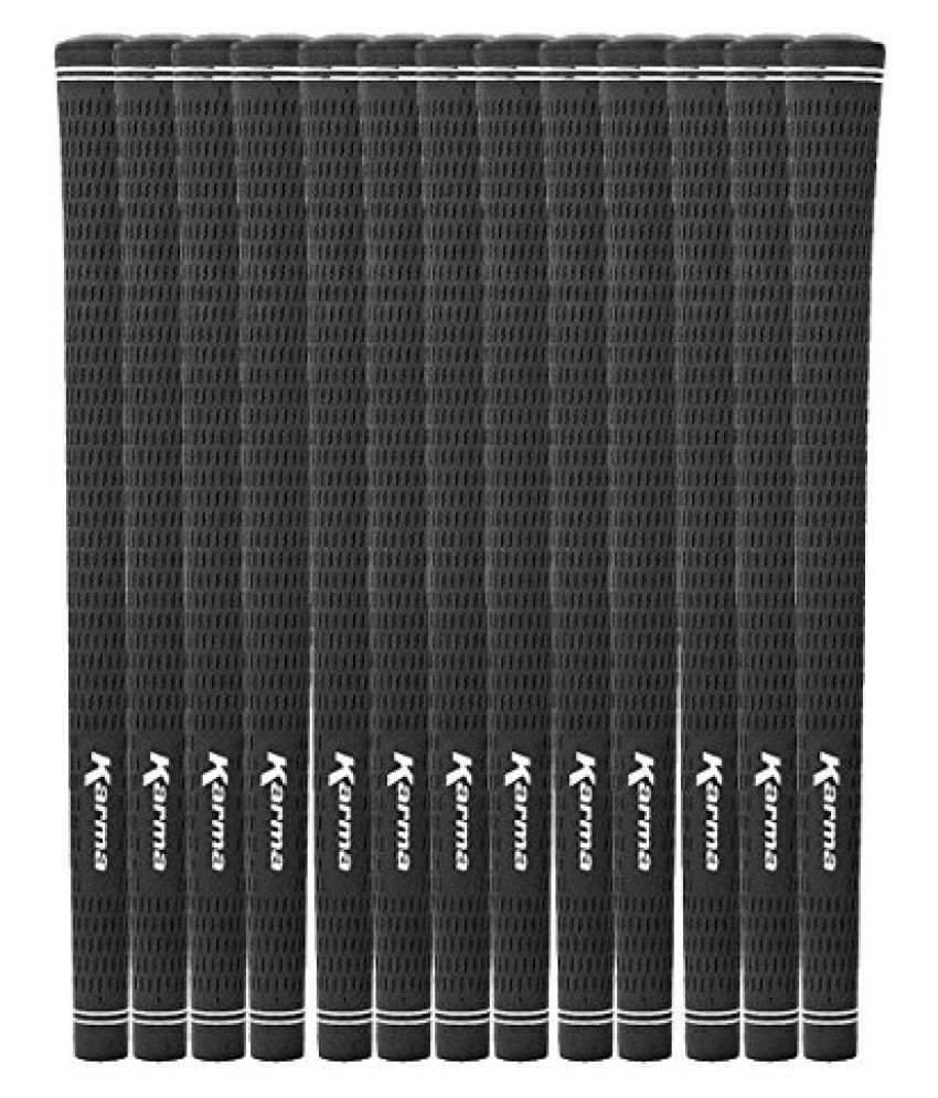 Karma Standard Velvet 13 Piece Golf Grip Bundle, Black Buy Online at