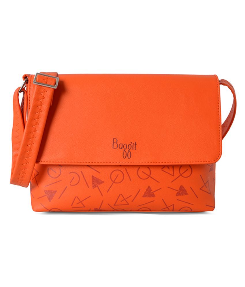 baggit orange bag