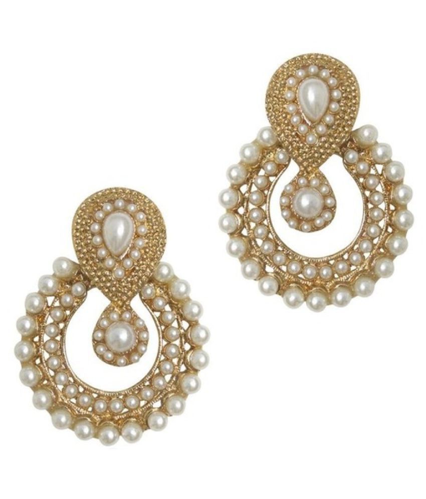 YouBella Traditional Pearl Dangle & Drop Earrings for Women - Buy ...