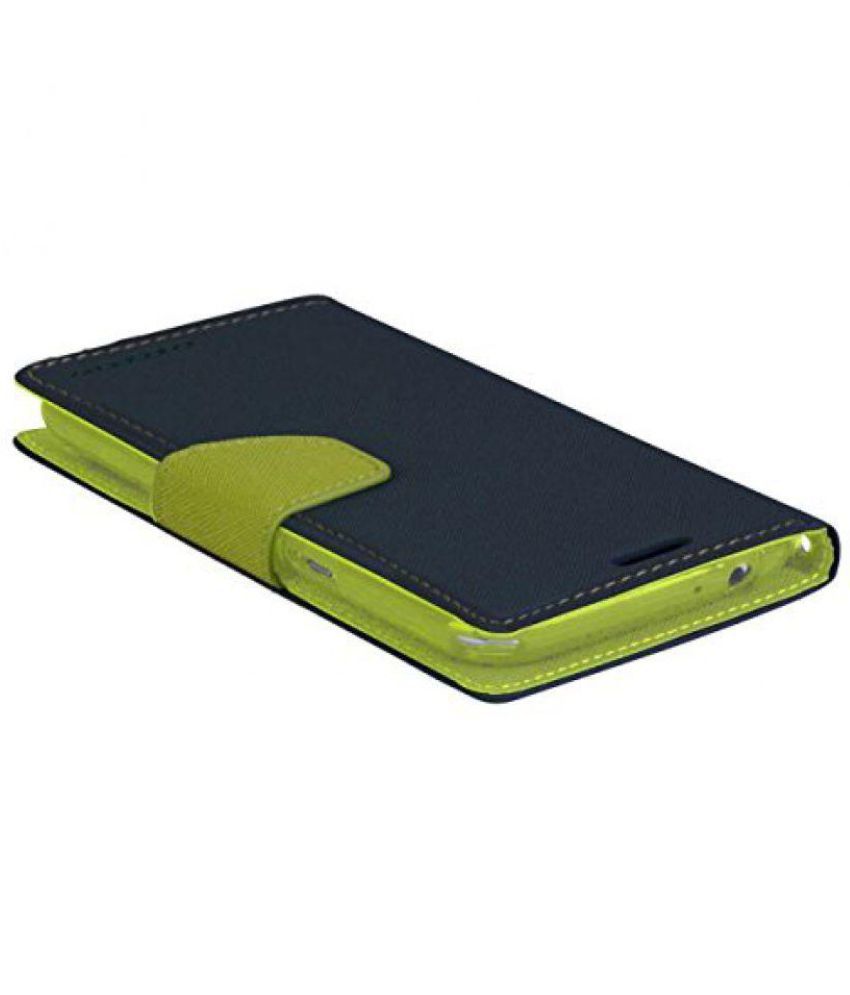 Moto E3 Power Flip Cover by feomy Blue Flip Covers Online at Low