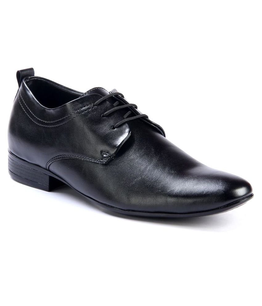 Fentacia Black Office Non-Leather Formal Shoes Price in India- Buy ...
