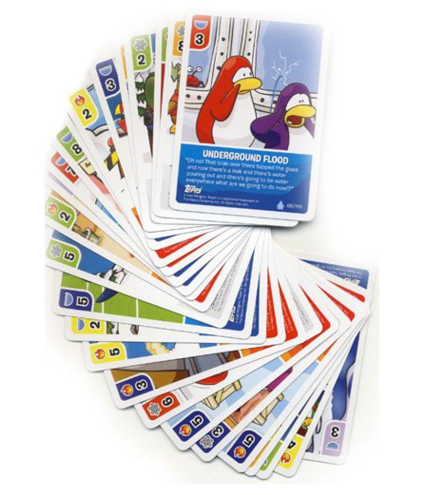 Topps Club Penguin Trading Card Game Lot of 25 Random Single Cards Plus 1  Bonus Foil Power Card! - Buy Topps Club Penguin Trading Card Game Lot of 25  Random Single Cards