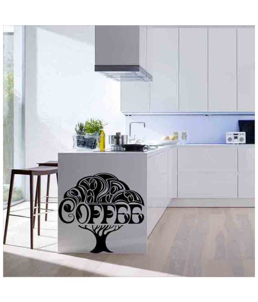     			Decor Villa Coffee tree Vinyl Wall Stickers