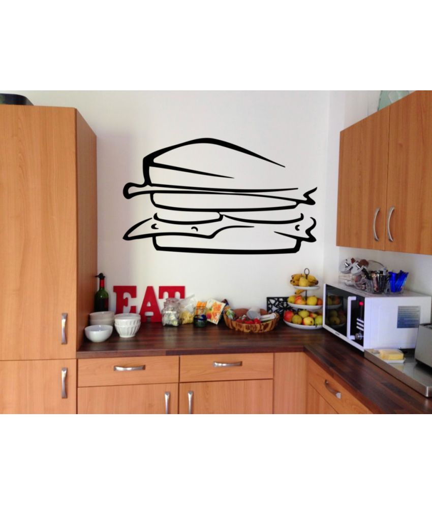     			Decor Villa Sandwich Vinyl Wall Stickers