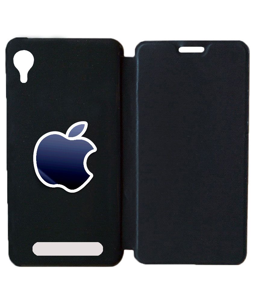 Lava Pixel V1 Flip Cover by Ganesham Black Flip Covers Online at