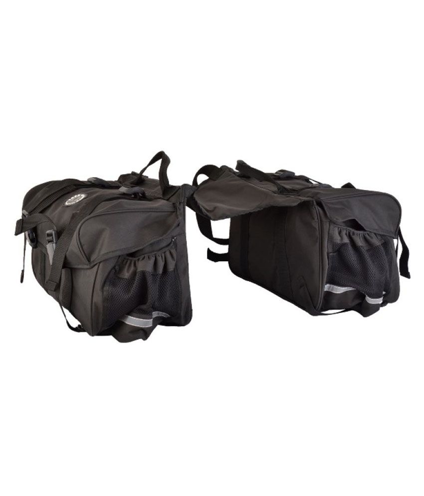 Trek N Ride Black Polyester Motorcycle Saddle Bag Buy Trek N Ride