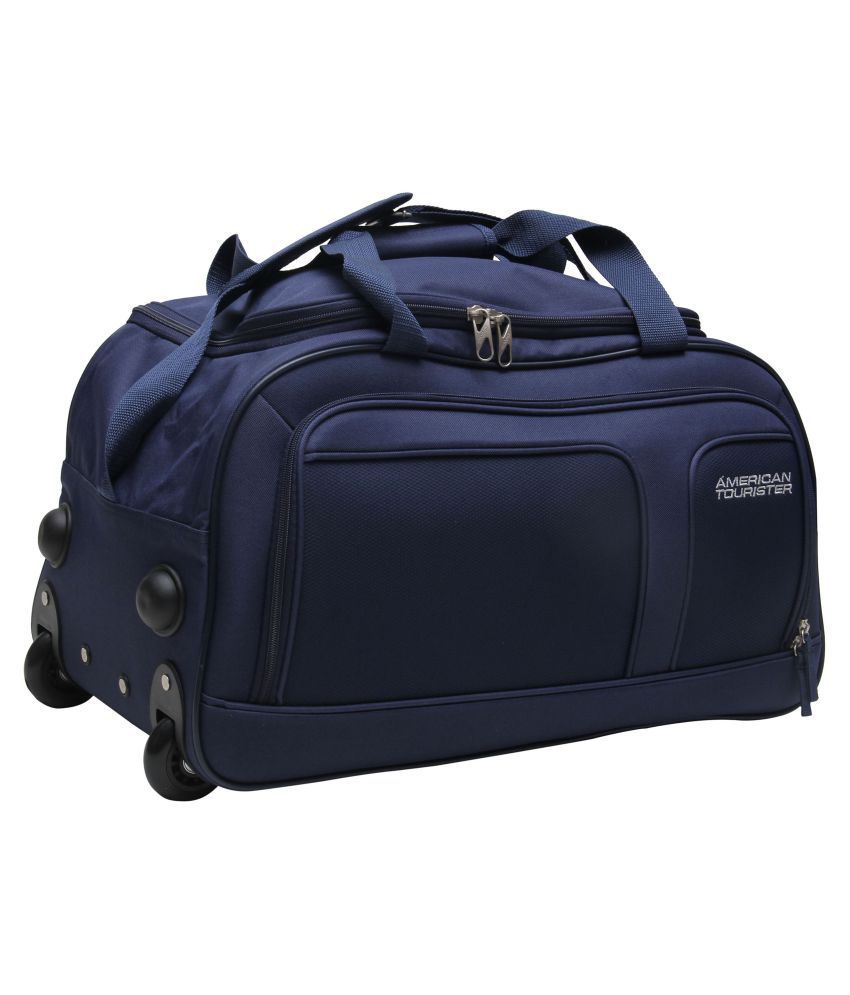 American Tourister Navy Solid Duffle Bag - Buy American Tourister Navy ...