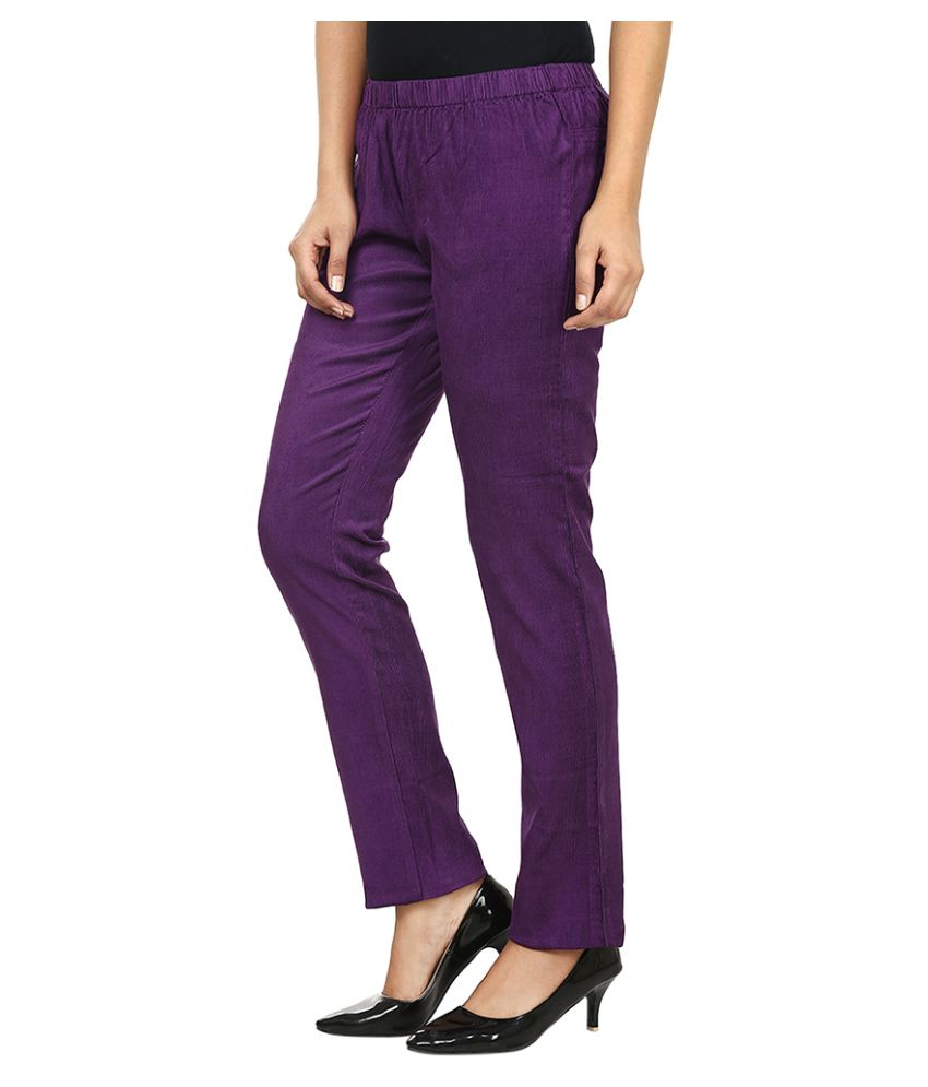 purple corduroy pants mens