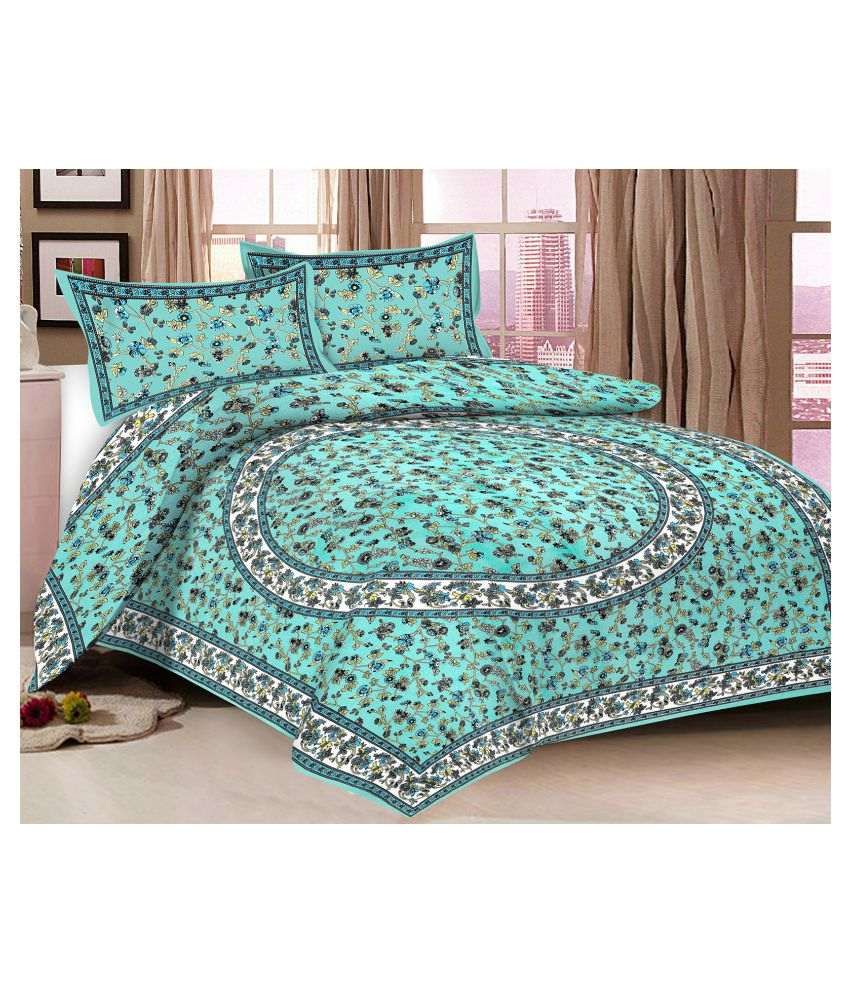 Metro Living Double Cotton Printed Bed Sheet Buy Metro Living Double