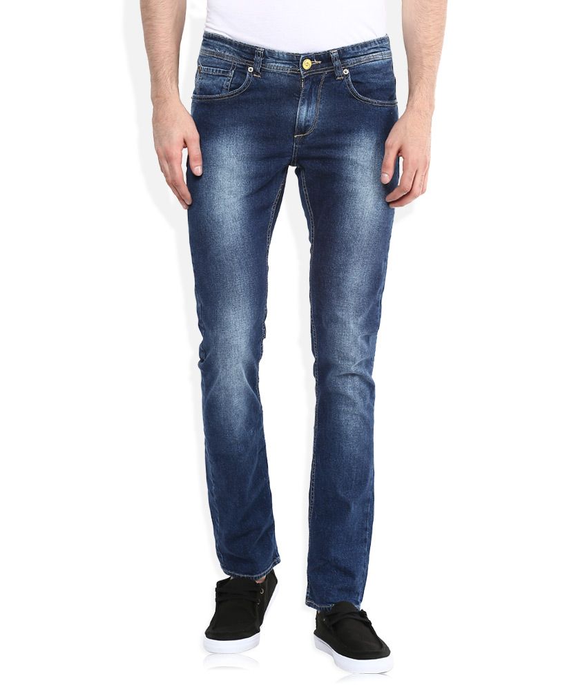 low rise light blue jeans