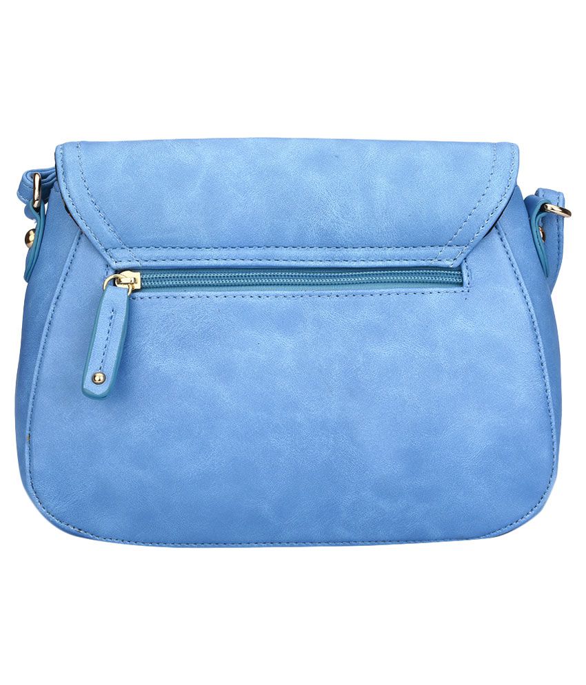Caprese Blue Sling Bag - Buy Caprese Blue Sling Bag Online at Best ...