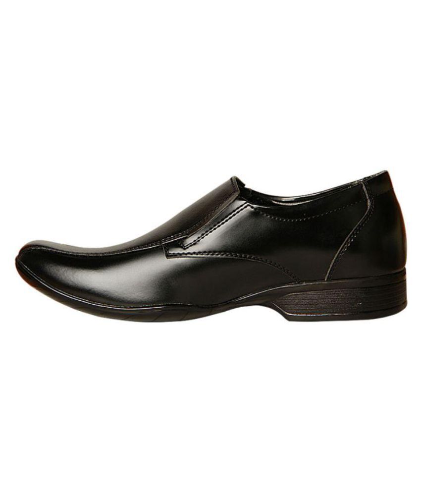 Bata Black Office Genuine Leather Formal Shoes Price in India- Buy Bata ...