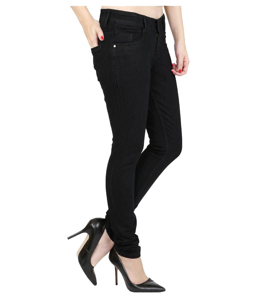 Damen Mode Black Denim Jeans - Buy Damen Mode Black Denim Jeans Online ...