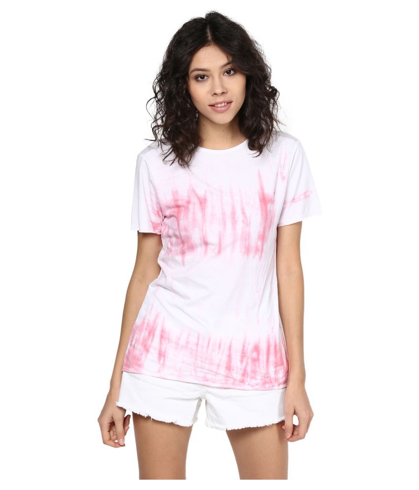 Buy Grain White Cotton TShirts Online at Best Prices in India Snapdeal