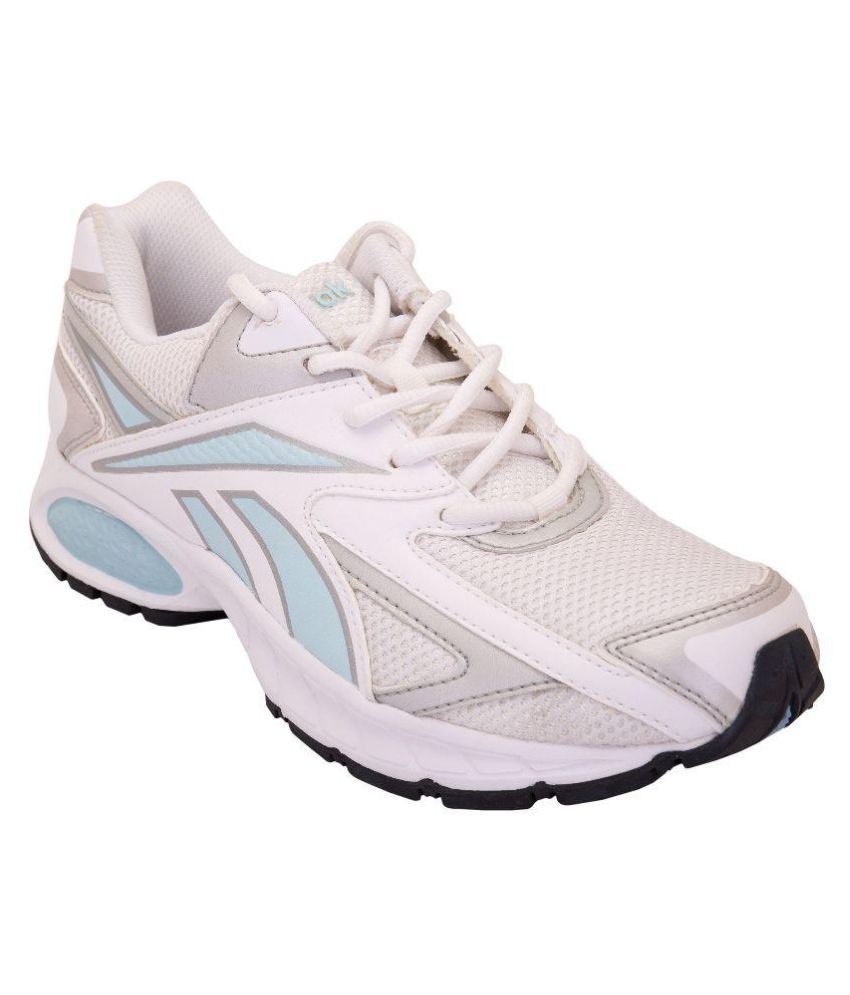 reebok white sport shoes