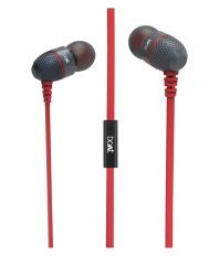 boAt BassHeads 200 In Ear Wired With Mic Earphones Red