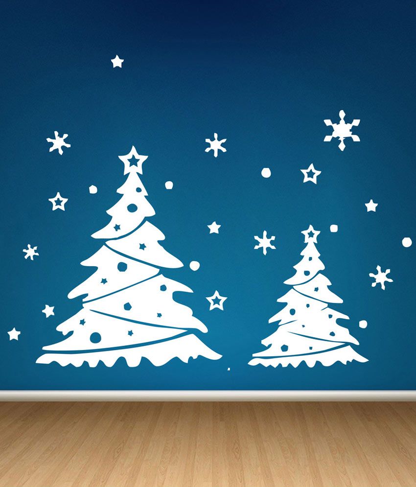     			Decor Villa Christmas Tree PVC Wall Stickers