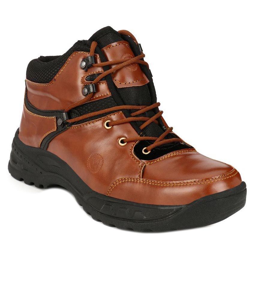 men brown casual boots