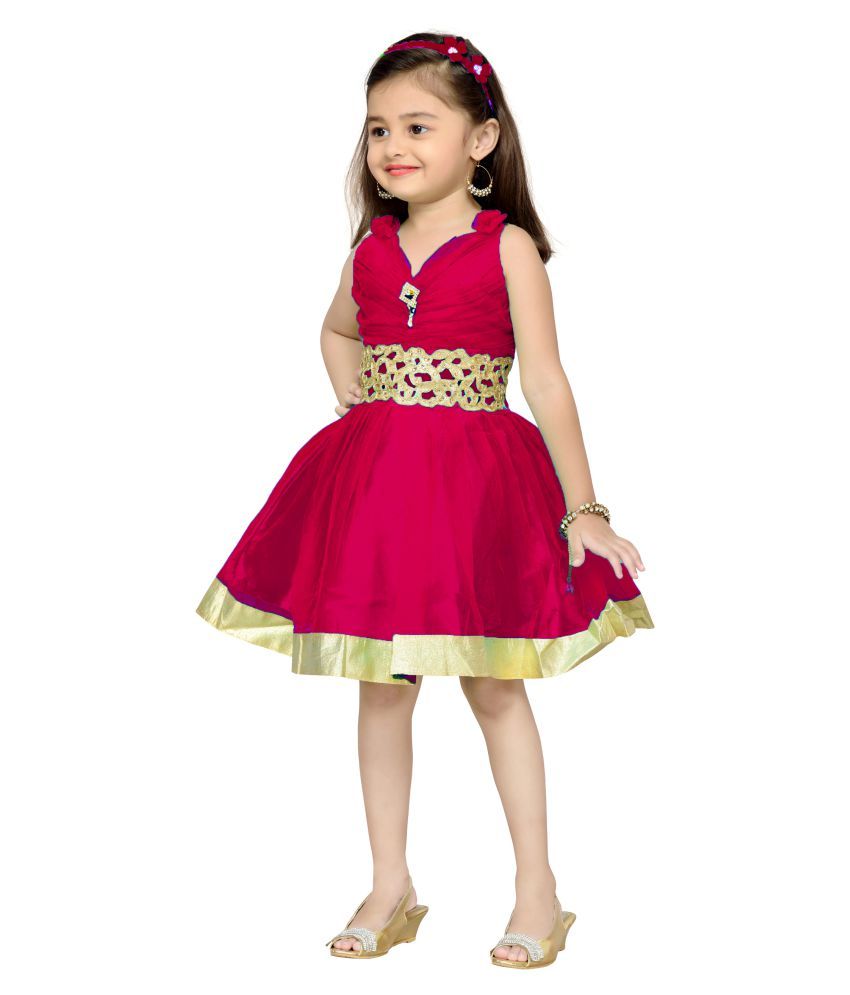 pink pari frock